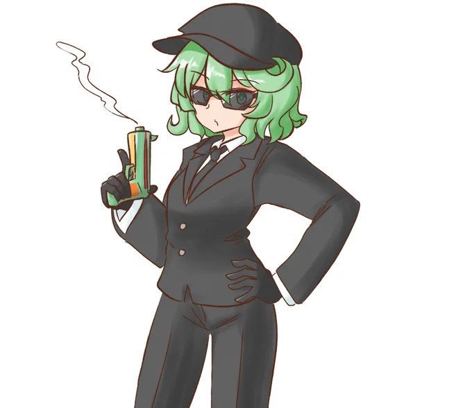 ゲーム内スキン用に描きました エージェント山城たかね 