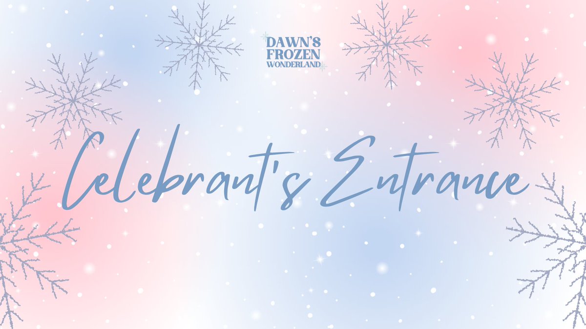 DAWNO814's tweet photo. ㅤ
❅ DAWN'S FROZEN
WONDERLAND
❛ PRINCESS DAWN'S
ENTRANCE
#DawnsFrozenWonderland
#PrincessDawnAtTwo
#IntoTheUnDawn
ㅤ https://t.co/clC9FL25jZ