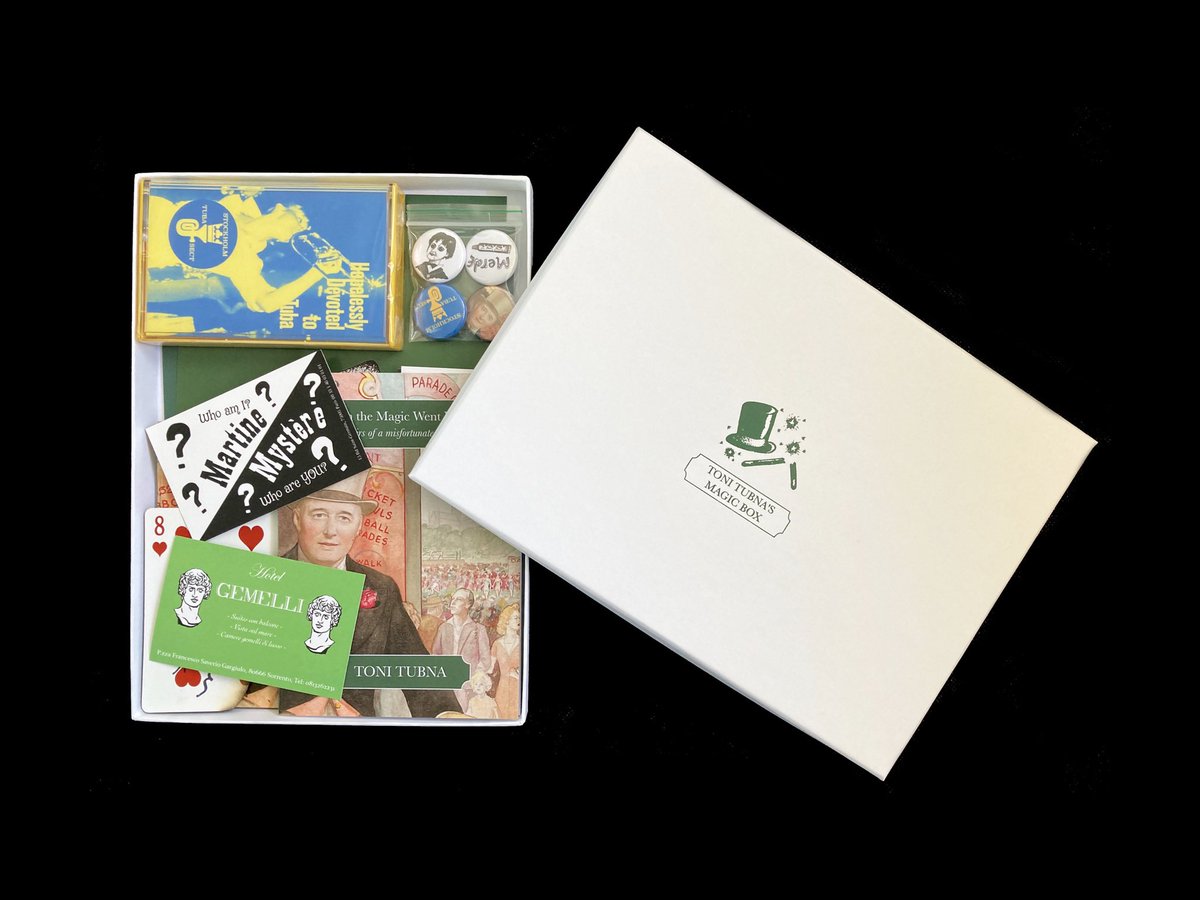 tonitubna's tweet photo. The box sets are back! Now in white and including the @SectTuba cassette along with the book, CD, badges etc. https://t.co/cexSDUcsAD - https://t.co/QtrGFU6IK6