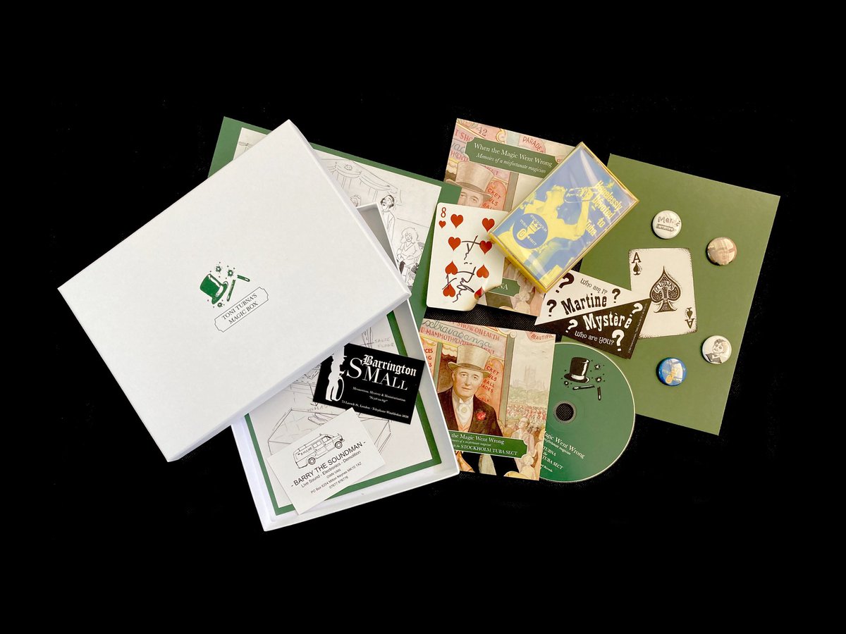 tonitubna's tweet photo. The box sets are back! Now in white and including the @SectTuba cassette along with the book, CD, badges etc. https://t.co/cexSDUcsAD - https://t.co/QtrGFU6IK6