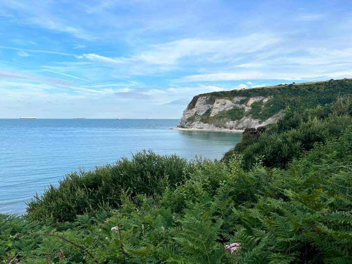 13thBromley's tweet photo. The views from the #yarboroughmonument on the CO’s walk . Such a calming and relaxing activity for day one #team13 #iow #eveningwalk #enjoyingtheview☀️ #boysbrigade #girlsbrigade https://t.co/ACy6ME5tBH