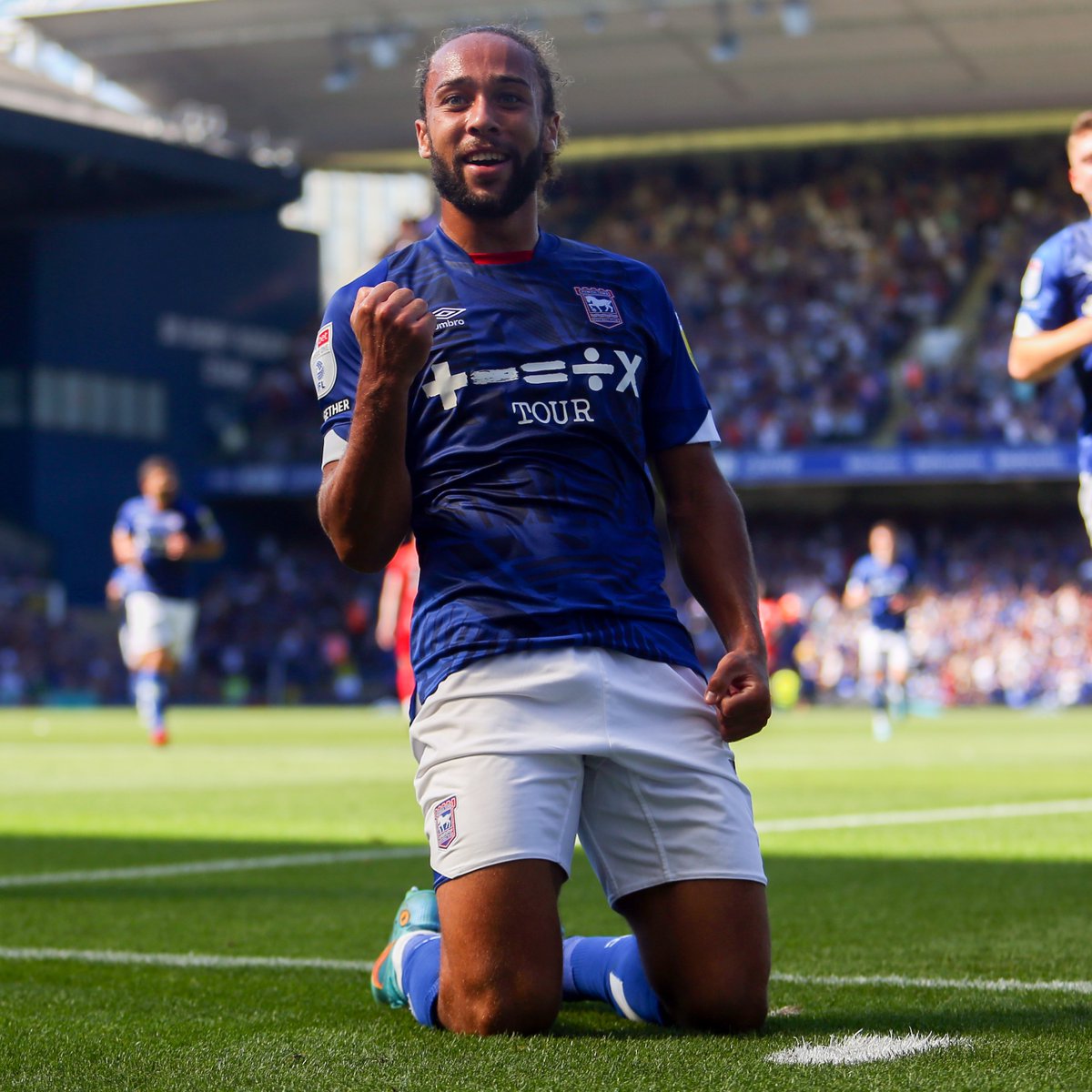 IpswichTown's tweet photo. ✅ First #itfc goal at Portman Road.

Well in, @MarcusHarness! 👏 https://t.co/iEicOeZuZ6