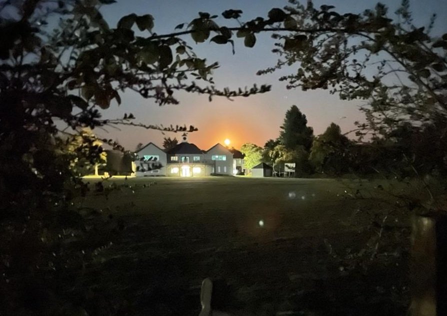 ShebbearCollege's tweet photo. The newly named Saltmarsh Centre - named after our outgoing Chair of #Governors Mike Saltmarsh, who is retiring after an incredible 30 years on the Governing Board and 28 years as Chair - looking very pretty in the #moonlight last night! (📸 by Mr Jenkins!) #devonsunset #fullmoon https://t.co/0lul4U8yGF