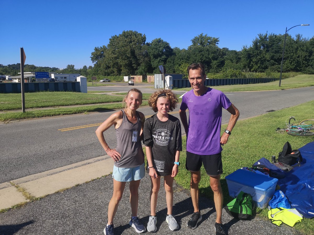 Great to meet Frankie and Coach Richard today at the Anacostia Parkrun 😊 @TrackLincoln