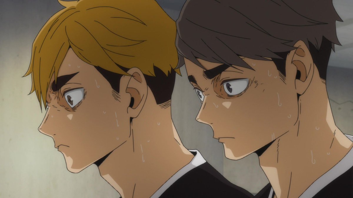 tobioposts's tweet photo. when the haikyu!! fandom learned that there are two films in production to cover the continuation of season 4 until the end of the manga https://t.co/w5Ji8E3P5F