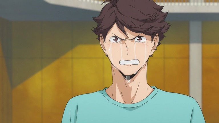tobioposts's tweet photo. when the haikyu!! fandom learned that there are two films in production to cover the continuation of season 4 until the end of the manga https://t.co/w5Ji8E3P5F