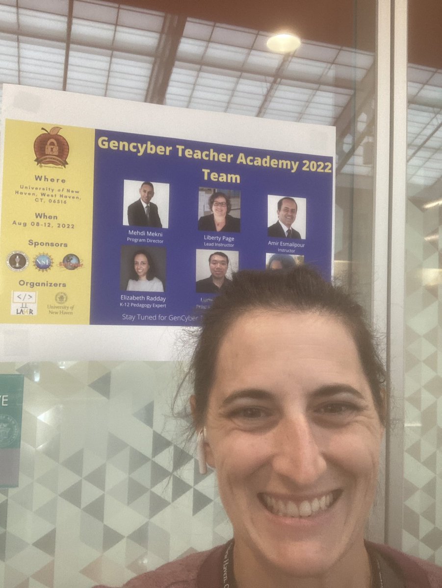 Just completed 1wk GenCyber PD <a href="/UNewHaven/">University of New Haven</a> had so much fun learning so much! Thank you <a href="/GenCyberTeacher/">GenCyberTeachers</a> for the opportunity and all that I am able to bring not back to my Ss but my school as a whole! #cybersecurity #teched #STEM #cteea #iteea #Engineering #CTE #education