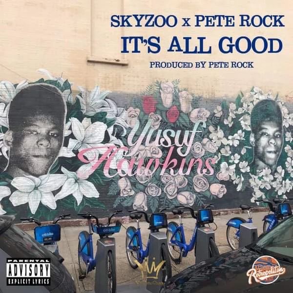 PeteRock's tweet photo. 3 years ago today @skyzoothewriter released: #ItsAllGood as the lead single off his 6th album: #retropolitan under #MelloMusicGroup. Single was produced @realpeterock #Skyzoo https://t.co/wQFCfTQlbE