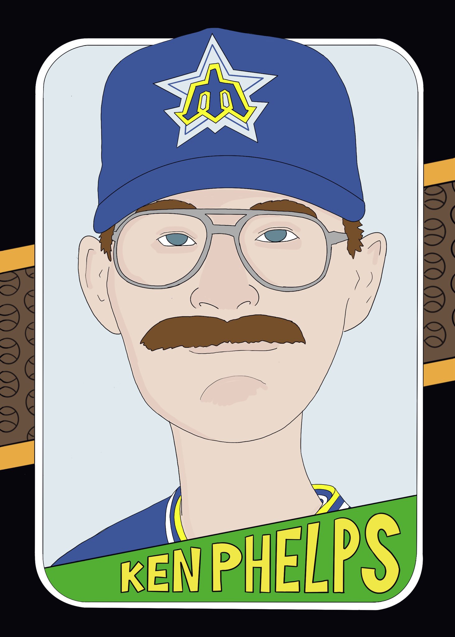 Happy Birthday Jay Buhner. I haven t drawn him so here is Ken Phelps. You re welcome! 