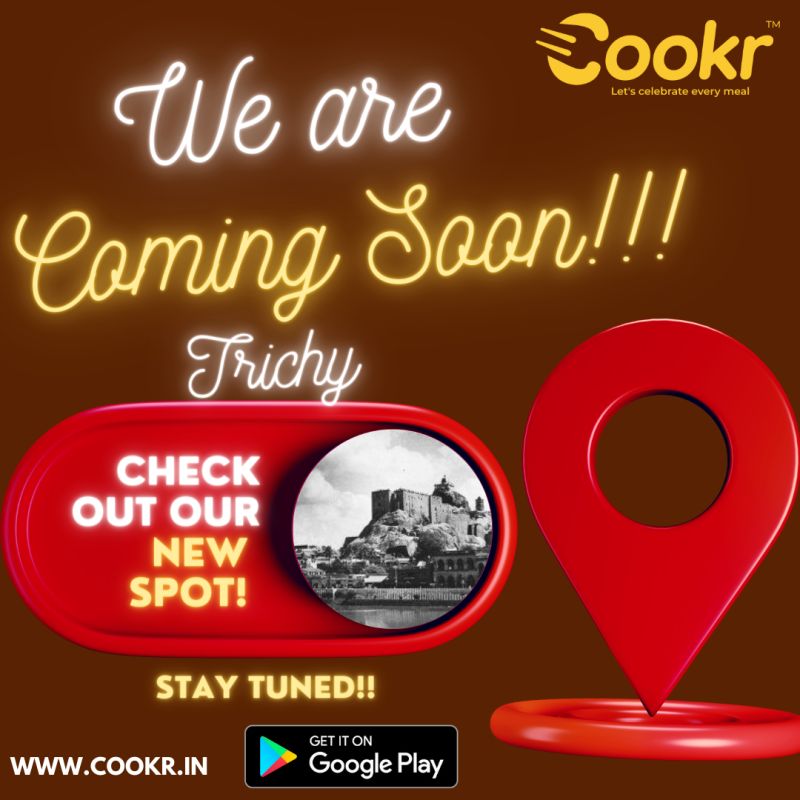 TrichyIT's tweet photo. Cookr - the home kitchen business solution opening soon in Trichy.
Cookr is a Startup from Hosur founded in 2022
The concept is based on authentic home cooked food, delivered fresh from several homes in your area.
#homefood #Cookr #trichy #tiruchy #திருச்சி #Tiruchi #trichyit https://t.co/e8IjnSkkOu