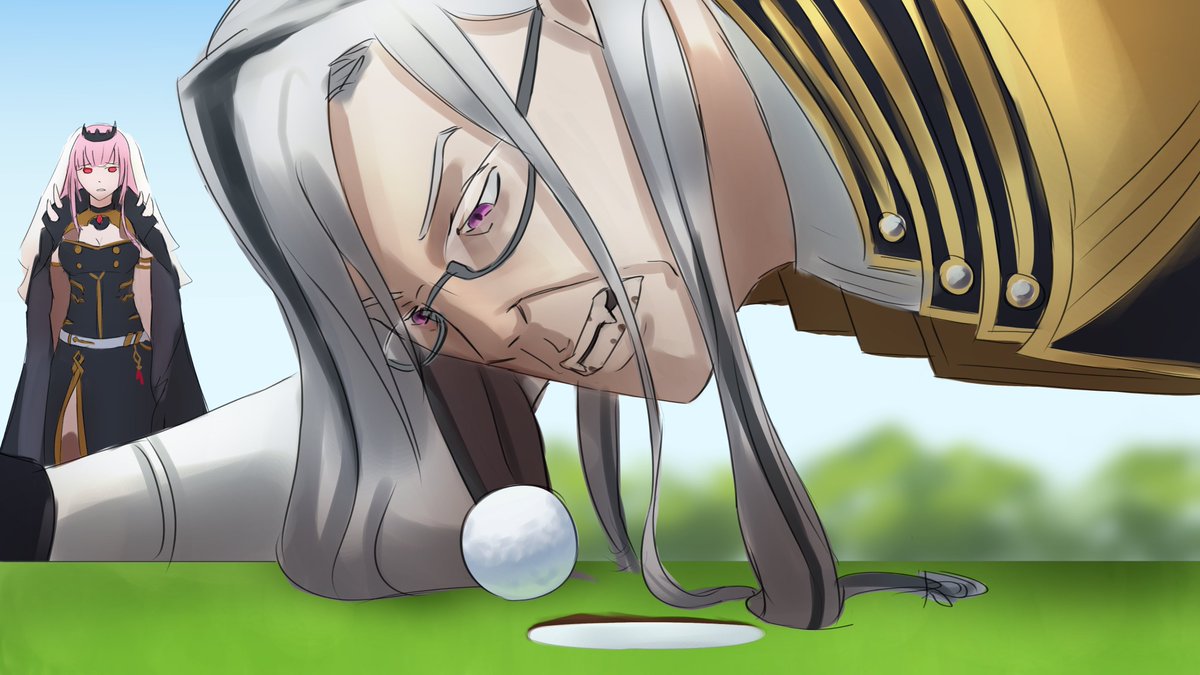 ribbionss's tweet photo. Golf with Dad(s)
#VespART #ScholART #callillust https://t.co/hDzmnC60kw