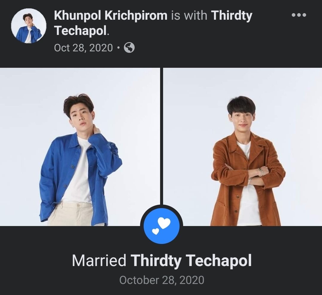 offguncuddles's tweet image. a reminder that khaithird are married for almost two years