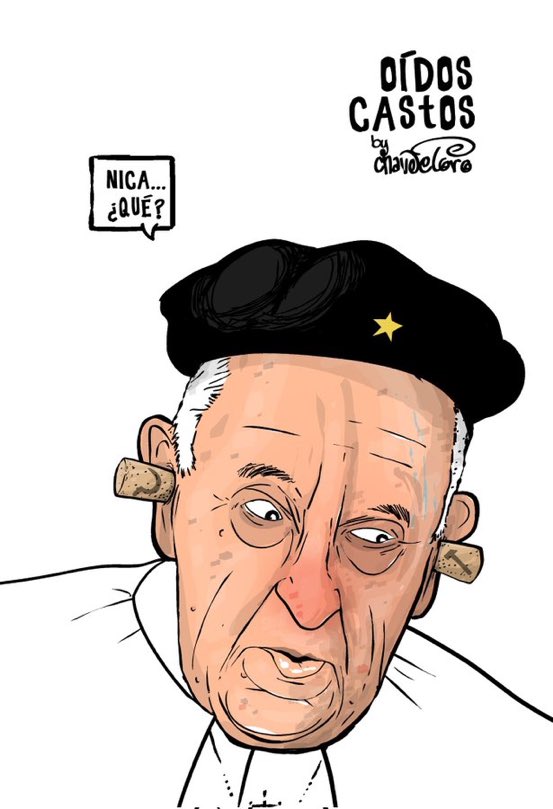 Proctologo's tweet photo. El Papa SORDOGLIO... https://t.co/LuHD6paSvP