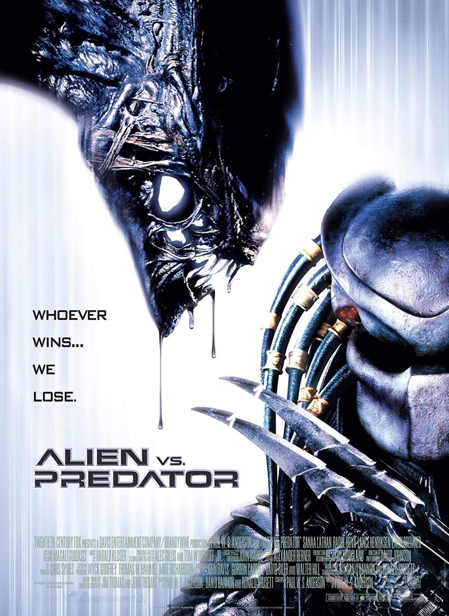 avpgalaxy's tweet photo. Today also marks the 18th anniversary of the American release of Paul Anderson's Alien vs. Predator! #AlienvsPredator #PaulAnderson #ShaneShalerno #LanceHenriksen #SanaaLathan #StudioADI #IanWhyte https://t.co/tF2sCrn7Rb