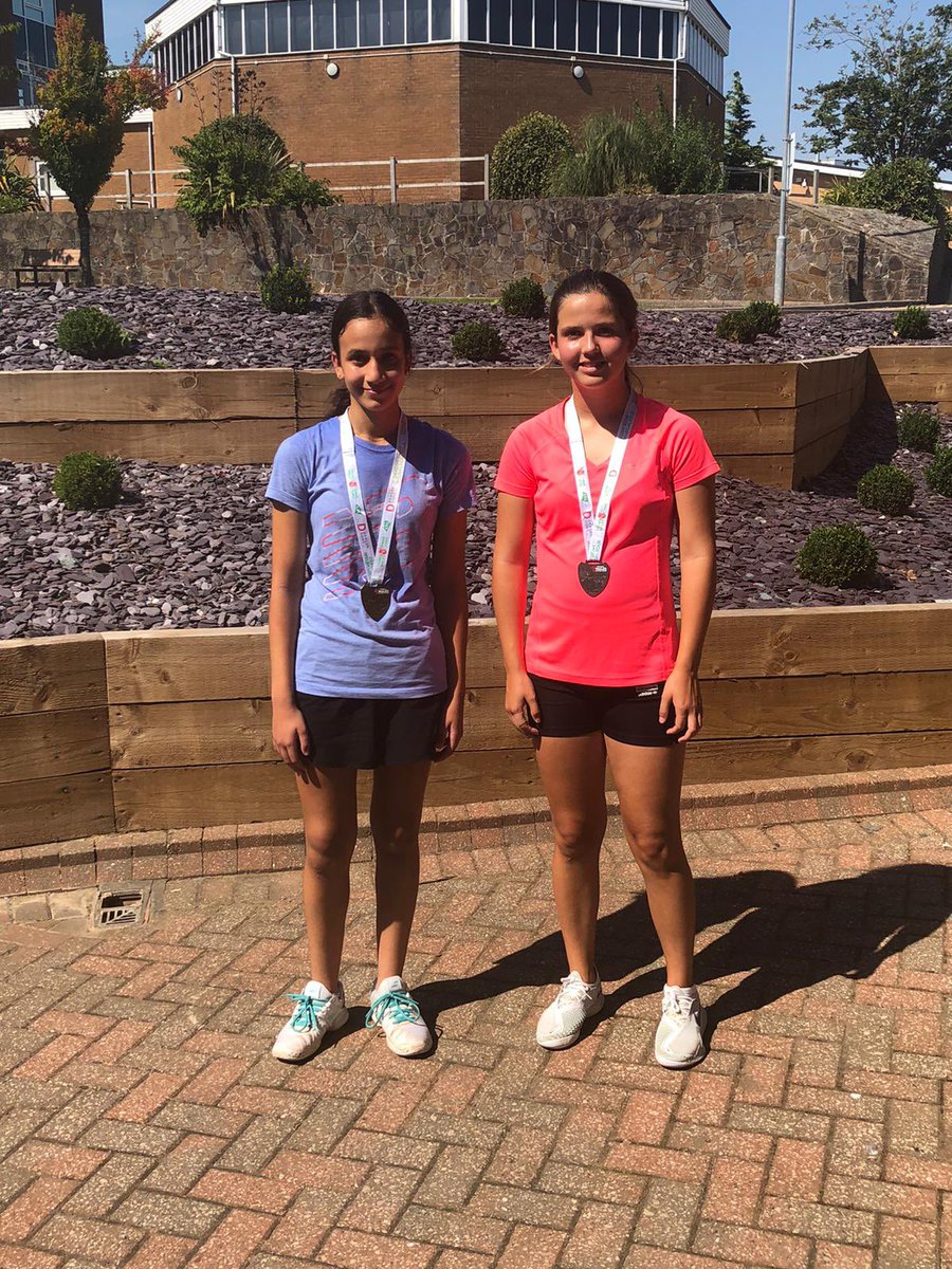 TeamRadyr's tweet photo. It’s a @radyrtennis double delight for Salma &amp; Max who win both their age group singles titles @blackdogtennis event in Cardiff today #competing #tennis #strongclubprogramme #journey @firstballin @Watson1996Emily https://t.co/H2DMUKna66