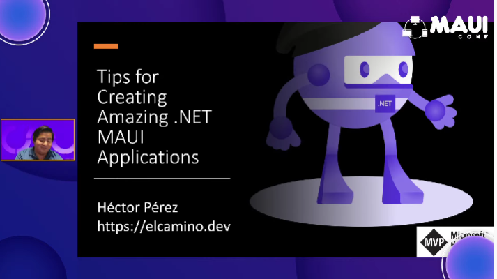 Nuestro segundo speaker invitado <a href="/hprez/">Héctor Pérez</a> 
Con el tema Tips para crear aplicaciones .NET MAUI sorprendentes
#MAUIConf2022
youtube.com/watch?v=637V5c…