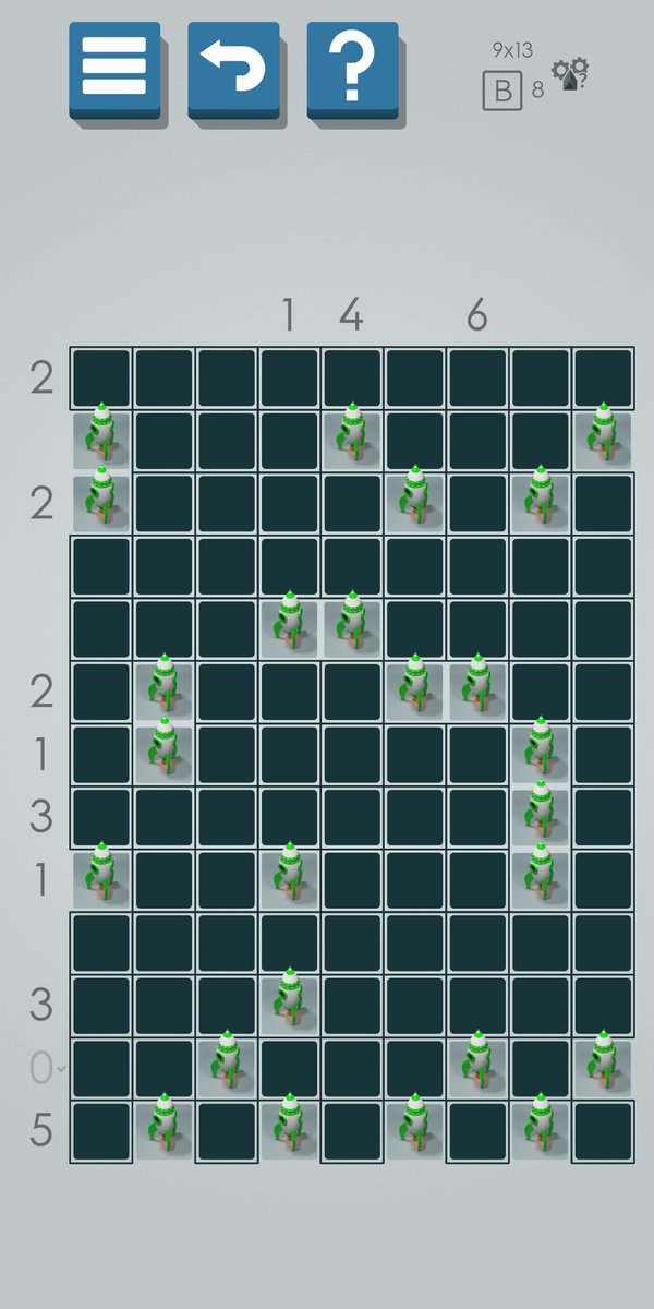 Frozax's tweet photo. Tents & Trees' next update with feature yet more vertical grids, of various sizes. 80 new levels are coming.
A few small features are coming as well, stay tuned for more news!
#tentsandtrees #puzzlegame #rocketsandlanders #tepeesandtotems #morelevels
#screenshotsaturday https://t.co/5JvBmQnJxl