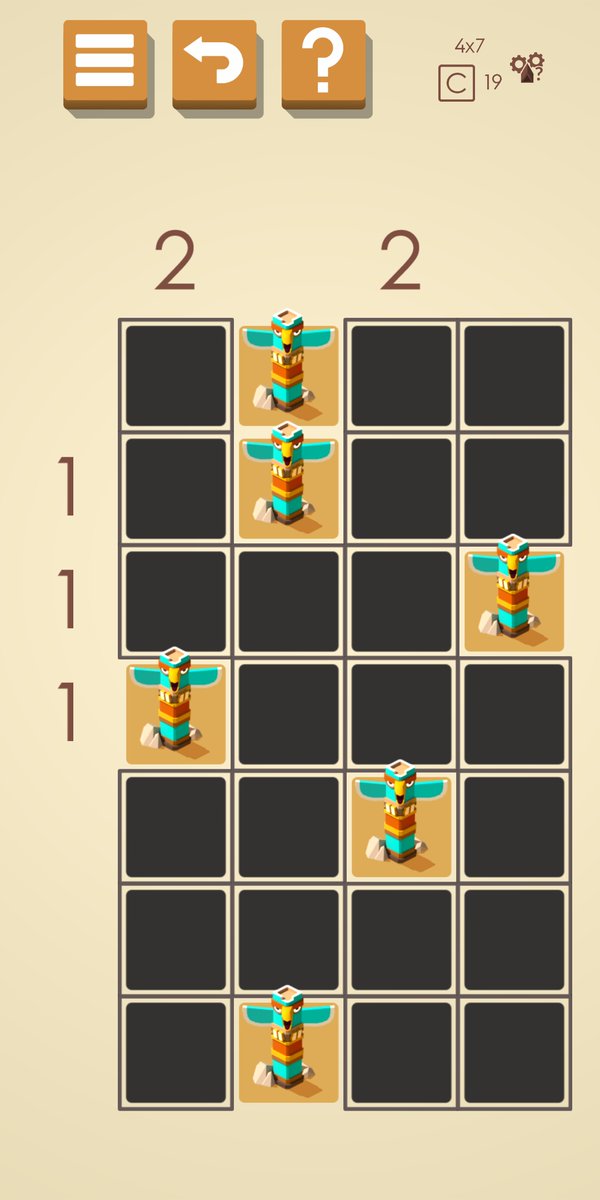 Frozax's tweet photo. Tents & Trees' next update with feature yet more vertical grids, of various sizes. 80 new levels are coming.
A few small features are coming as well, stay tuned for more news!
#tentsandtrees #puzzlegame #rocketsandlanders #tepeesandtotems #morelevels
#screenshotsaturday https://t.co/5JvBmQnJxl