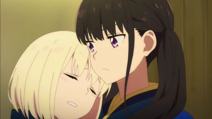 百合と薔薇が咲く神アニメ#リコリコ 