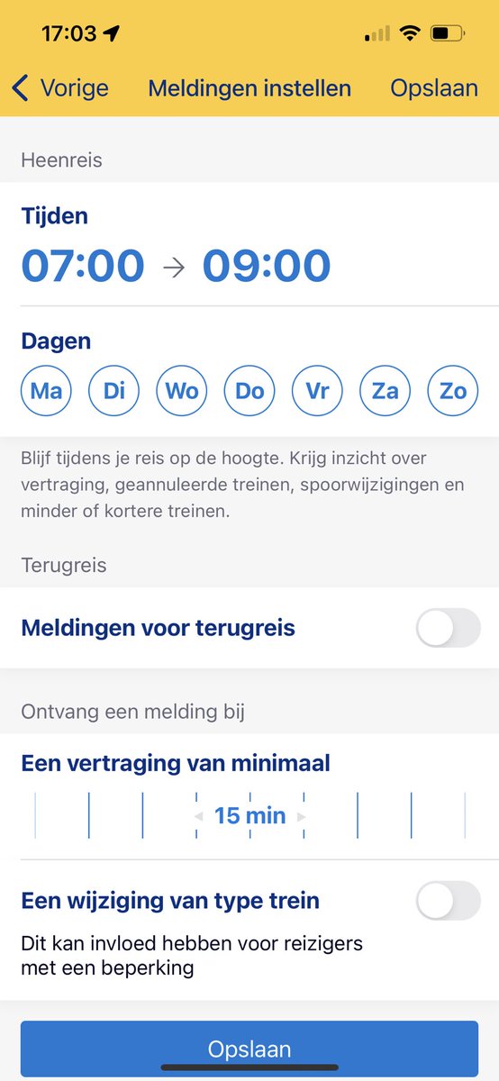 KevinS_prive's tweet photo. @NS_online waarom kan ik maar 3 uur per dag selecteren? En niet gewoon de hele dag? Ik heb geen niet storen nodig, die zit namelijk al ingebouwd in bijna elke telefoon! https://t.co/3AMePjjYEf