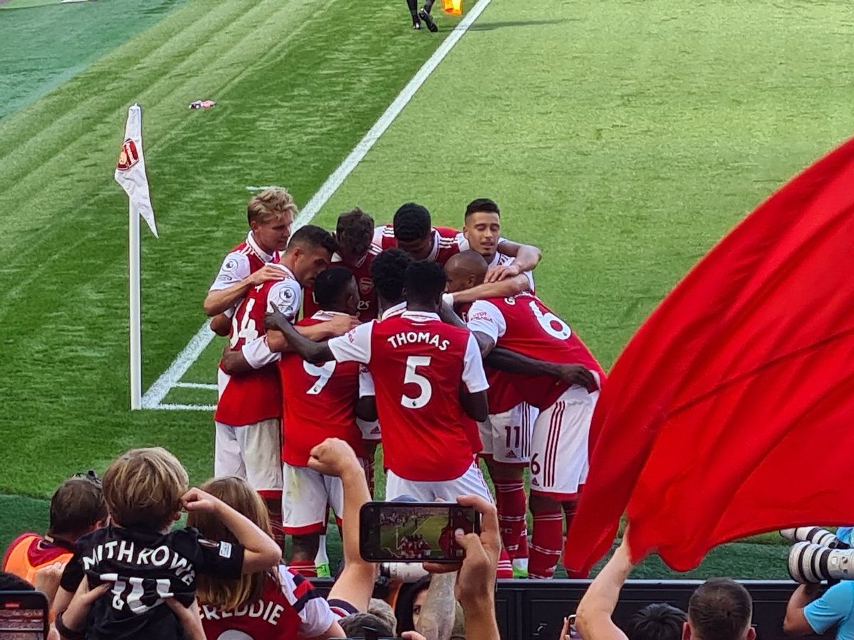 PeterLewis55's tweet photo. My 61st consecutive league season....for better or worse, for richer or poorer! @Arsenal #Arsenal #AFCLEI #GoonerForLife #GoonerFamily https://t.co/G5TPS8Ac9o