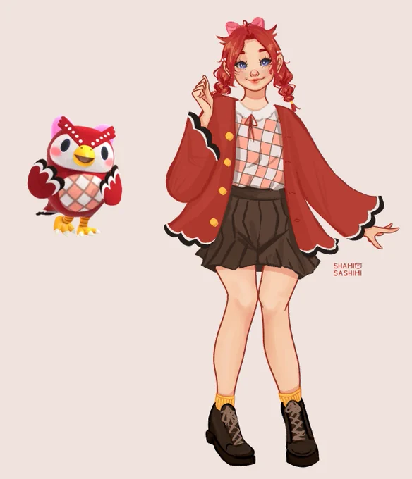 celeste - animal crossing  #art #illustration #acnh 