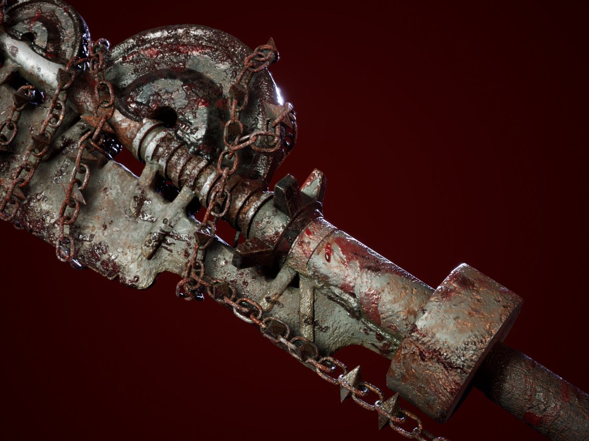 Retro_Bad_Gamer's tweet photo. School uploaded our capstones for first term.
I did @DeadByBHVR trapper's cleaver.
If you like it, you can check my @ArtStationHQ for a couple of more renders
https://t.co/b8IrsYbC77
https://t.co/mlGEnkckOS
#deadbydaylight #trapper #cleaver #weapon #Retrobadrender https://t.co/gBGab3zscc