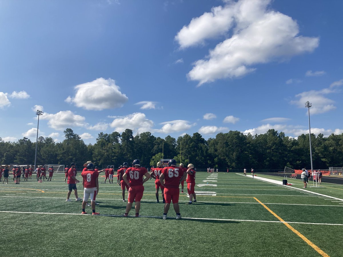 GRANGERLAND - Caney Creek caps the first week of school with a Saturday morning practice.

Caney Creek HC Kendall Hineman is in his third season leading this group which jumps up to Class 6A.