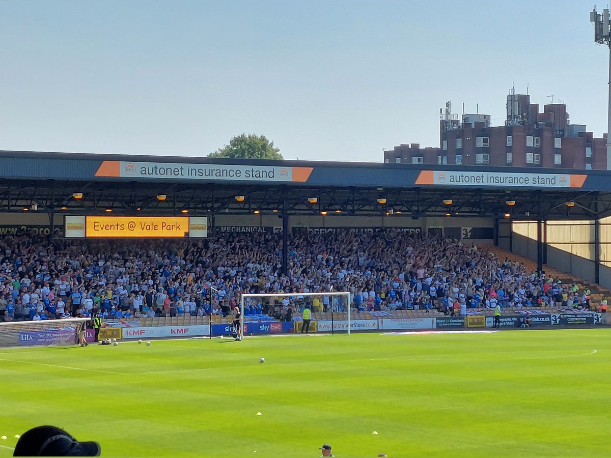 Bolton Wanderers at Port Vale today #BWFC