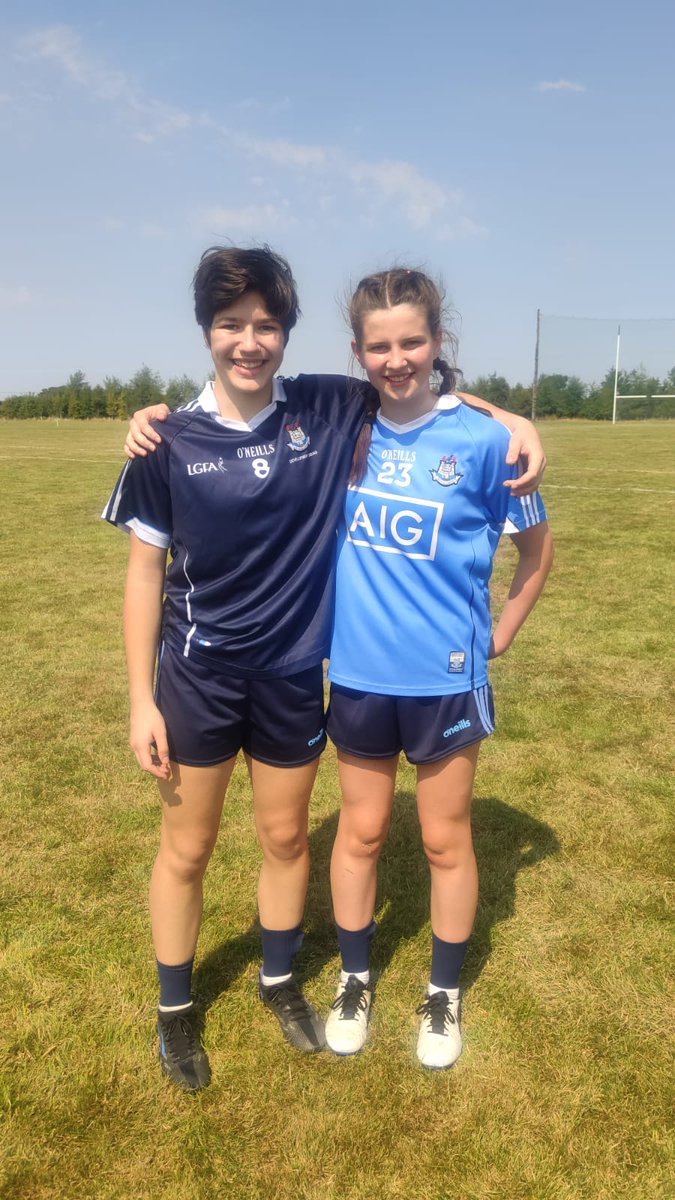 alxchapman's tweet photo. Congratulations to @ScoilCLG girls Catarina &amp; Sadhbh who played for @dublinladiesg in @LadiesFootball U15 PDP festival of football in Rathleague today.

#DublinLGFA  #Clubisproud #upscoil https://t.co/l6UuRyG98Q