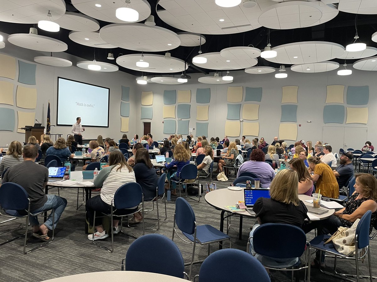 VbergMath's tweet photo. We are so excited to have @ddmeyer in the house! Starting off the new school year with a #MathSymposium Saturday for @westadaschools 🙌🏼
We have the best Ts in West Ada! The house is packed on the last Saturday before school starts!
#WestAdaProud #WeAreWestAda https://t.co/XTxJuHOGgc