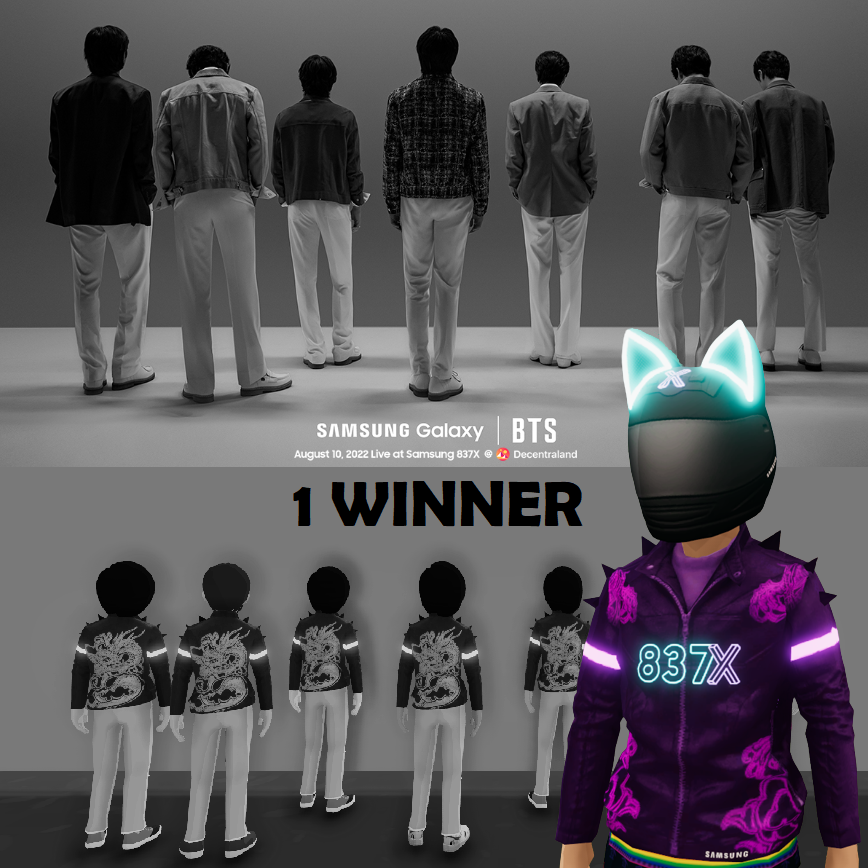 SAMSUNG #NFTGiveaways  #wearable

Prize: 
 🎁1 x Epic Unpacked ’22 Bora Jacket SAMSUNG

Rules:
 ✅Follow @fabinhoDCL <a href="/Vinix127/">vinix127</a> @BrunoBkdelas 
 ✅RT + Like + Wallet
 ✅tag 5 friends 

🕔72h

#SAMSUNG #BTSKpop #SamsungUnpacked #SamsungXBTS #DCL