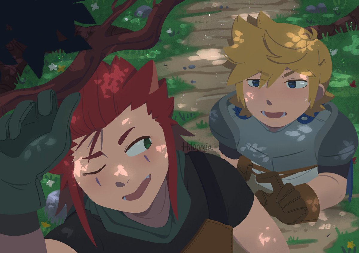 Happy Akuroku Day!! ❤️🧡
Here is my illustration to accompany <a href="/XYZmob/">カプリ(Capri) ♑️</a> 's amazing fanfiction 'The Heart Reflected' which I will link below! 👀 ⬇️⬇️

#akuroku #悪六 #AkurokuBigbang #AkurokuDay2022