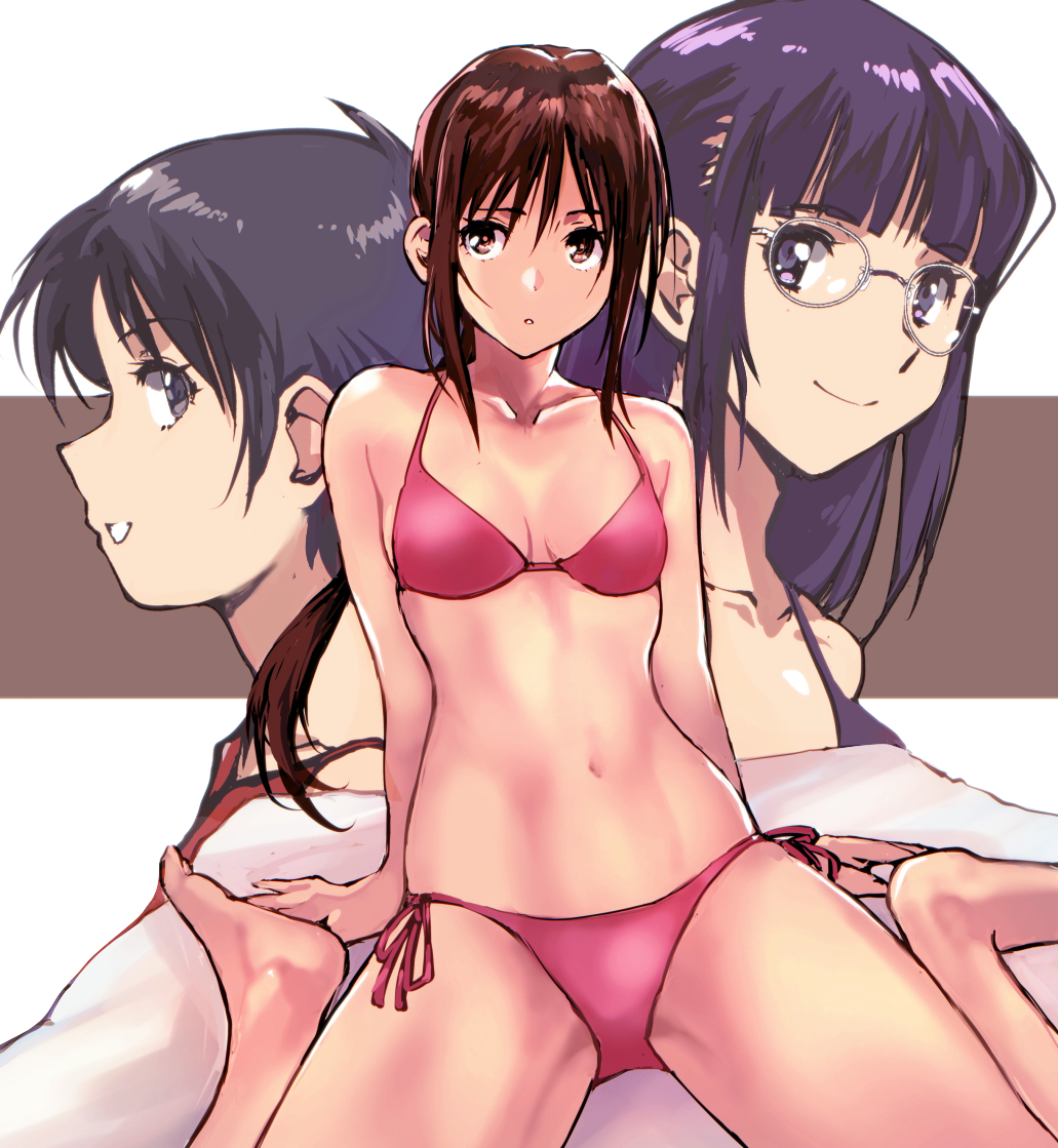 佐藤なり先生の三人娘。 