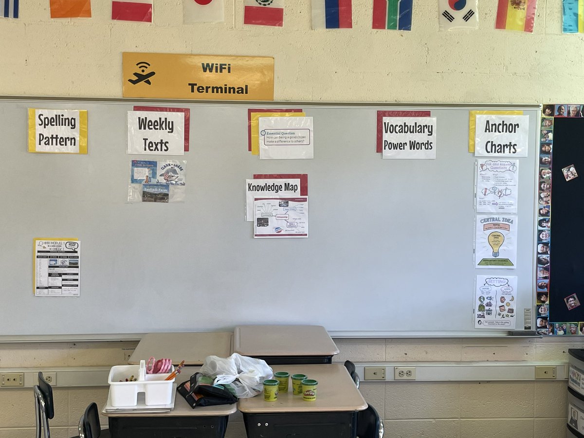 nikireneb's tweet photo. Made it magnetic and interchangeable. Winning the “maximize space and functionality” war. #focuswall #HMH #BCPS https://t.co/YAKnyJt93l