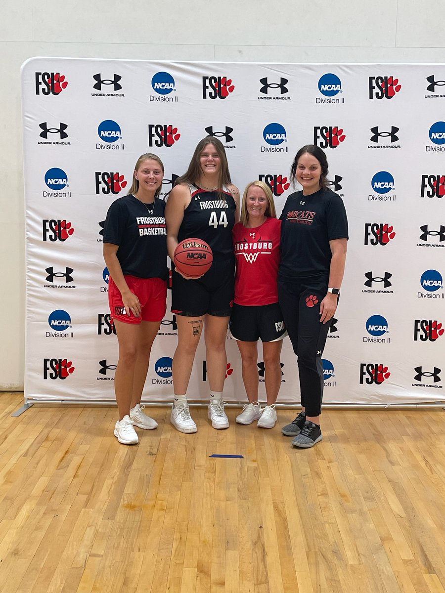 LiskaJenna's tweet photo. After an amazing visit, I'm excited to receive a D2 scholarship offer from Frostburg State University! Thanks! @FROSTBURG_WBB @kendra_bam @MarleyMac_99 https://t.co/QEYFraH2Ca