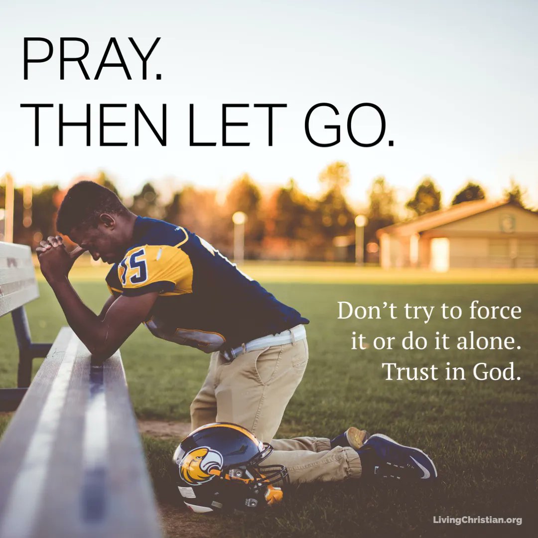 livechristian1's tweet photo. PRAY.
THEN LET GO. https://t.co/UAniQx2b2P