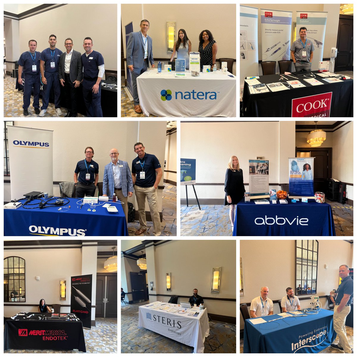 CIE #PancreasUpdates2022 

Behind the scenes! 

Gotta give a shout-out to our amazing vendors who see our vision &amp; help bring it to life with their support! 

<a href="/bostonsci/">Boston Scientific</a> <a href="/CookMedical/">Cook Medical</a> <a href="/Olympus_Corp/">Olympus</a> <a href="/NateraGenetics/">Natera</a> <a href="/abbvie/">AbbVie</a> <a href="/MeritMedical/">Merit Medical</a> <a href="/InterscopeMed/">Interscope Inc. (EndoRotor®)</a> <a href="/STERISEndoscopy/">STERIS Endoscopy</a> 
<a href="/m_arain1/">Mustafa Arain</a>