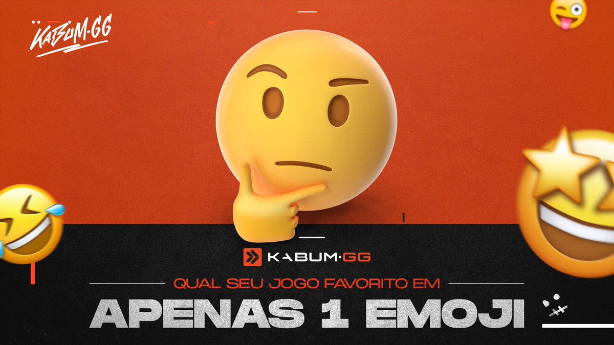 kabum_gg's tweet image. #ContaProNinja » "Qual é o seu jogo favorito?" 💬

Porém, você só pode usar 1 emoji pra falar dele.