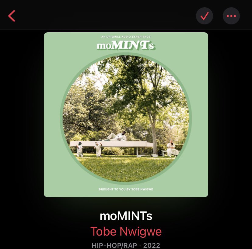 J21Victor's tweet photo. @jNAV12 get my guy @TobeNwigwe album famโฆ #moMints https://t.co/Mfi4qT9T8Q