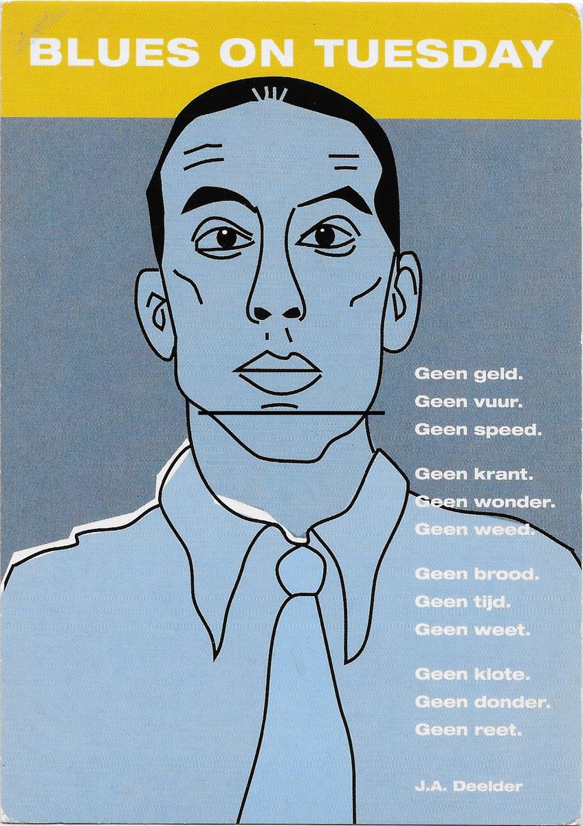 Blues on Tuesday: een gedicht van Jules Deelder uit 1981.
#BluesonTuesday #blues #Julesdeelder #gedicht