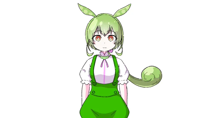 コレは適当に作ったずんだもん立ち絵達 