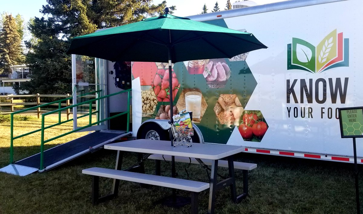 4AgForLife's tweet photo. It's a great day for #ageducation. All set up and ready for @OpenFarmDays at #farmtwo53. Stop by and say hello. https://t.co/WgeFRmgWrV