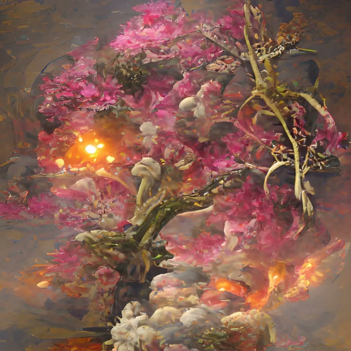 TheDragonRoses's tweet photo. Ancient Cherry Blossom Tree on Fire
.
.
.
#cherryblossomtree #cherryblossom🌸 #cherryblossomseason #cherryblossomtrees #etsyartist #etsyusa #aiartist #aiartcommunity #nature_obsession #generativeart #canvasprint https://t.co/V4rlJ4FEhw
