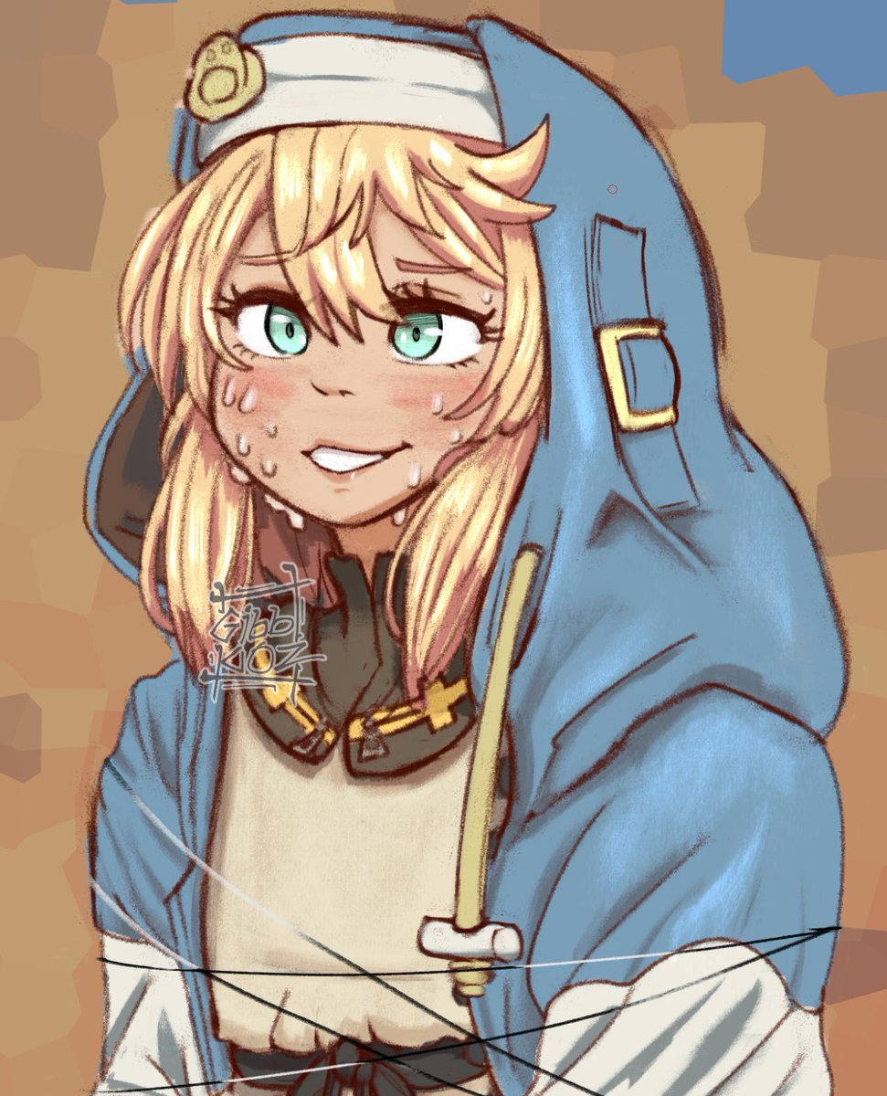Gibb0oz's tweet photo. just Bridget nothing to see here 
#Bridget #GuiltyGearStrive #GGST #GUILTYGEAR #格ゲーキャラ描こうぜ #ブリジット https://t.co/b5wql2wBLu