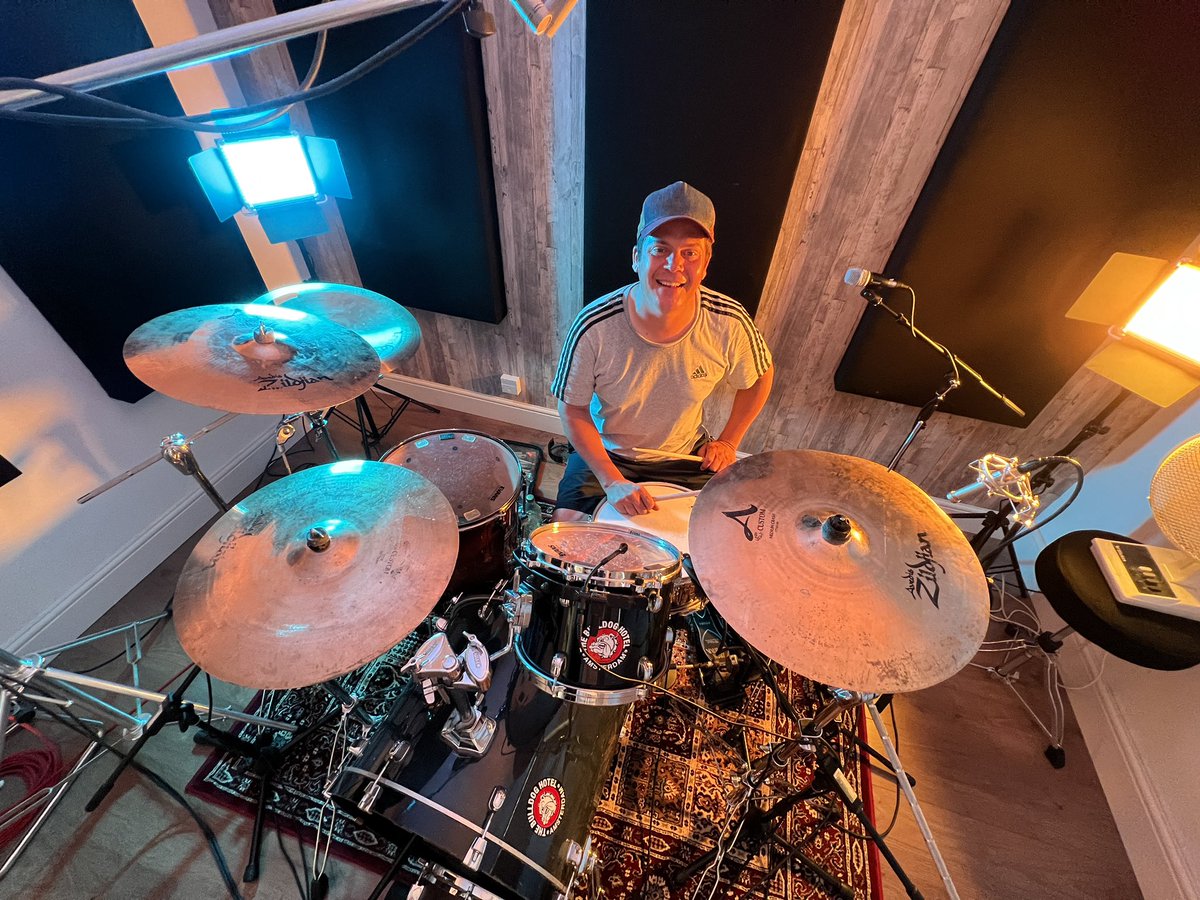 antonroadstudio's tweet photo. Back at it with My Design recording drums for their upcoming EP☀️#drums #recording https://t.co/grgmdFHGH5