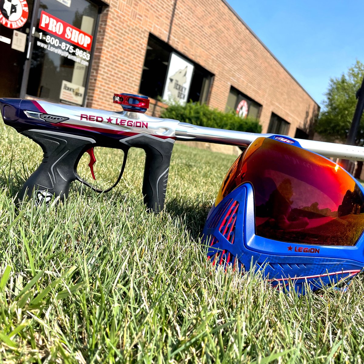 LoneWolfPB's tweet photo. Saturday has arrived and that means you should be out at your local field doing what you love! Today we’re bringing some Red Legion M3+ eye candy to help brighten the day! 
#lonewolfpaintball #michiganpaintball #paintball #thebestsourceforpaintball #playpaintball https://t.co/8dJ8Y3AObf