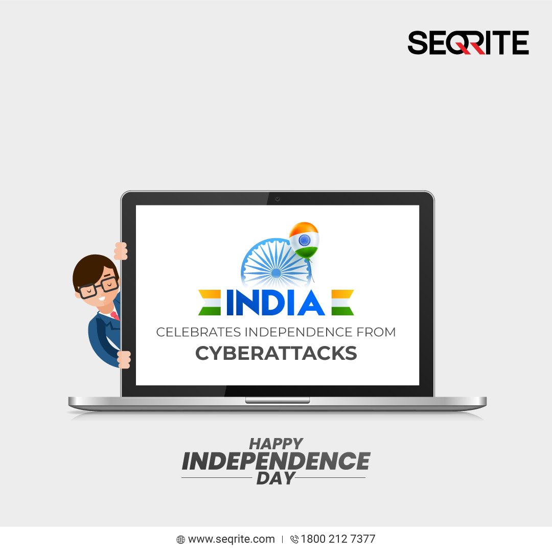 Seqrite's tweet photo. This independence day, protect your #enterprise from advanced threats with #SEQRITE and celebrate with complete peace of mind.
Visit our website to know more: https://t.co/MfBopsAi74
#HappyIndependenceDay #ProtectYourBusiness #SecureItRight #JaiHindJaiBharat https://t.co/c8r5Bf60Zp