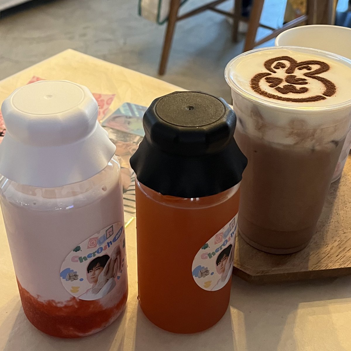 9meung's tweet photo. 📍카페 지금 여기

 음료 귀엽구 맛있구 아기자기하게 재미니로 가득 꾸며있어서 넘 좋았어요🫶🏻

#모야모야_재민이생일이야
#Our_cherish_nana https://t.co/6PpFc10Ywj