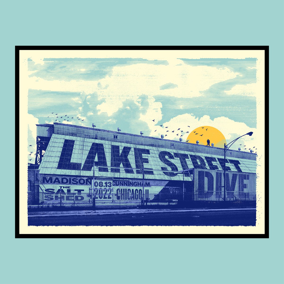 Chicago! These epic silkscreen prints designed by Jose Garcia (<a href="/zocastudio/">Jose Garcia</a>) will be available at tonight’s show 😍😍😍 See you very soon!

Printed by: Upright Press